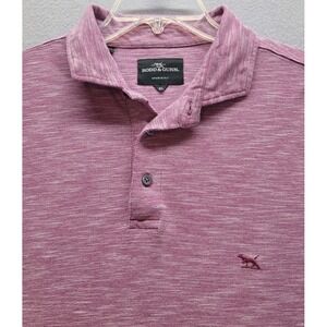 Rodd & Gunn Polo Shirt Mens XL‎  Purple Sports Fit Performance Heathered